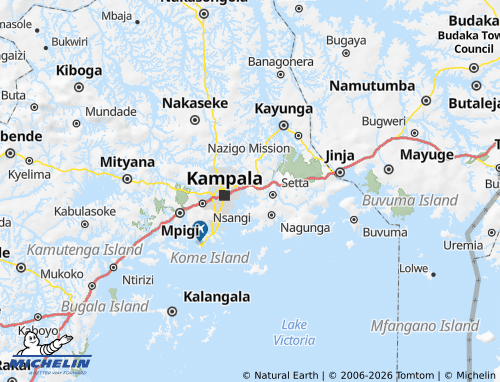 MICHELIN-Landkarte Mukono Municipality - ViaMichelin