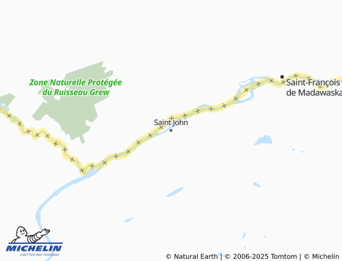 MICHELIN Saint John map - ViaMichelin