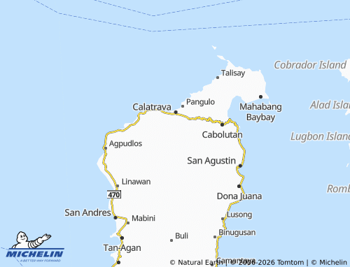 MICHELIN Pagsangahan map - ViaMichelin
