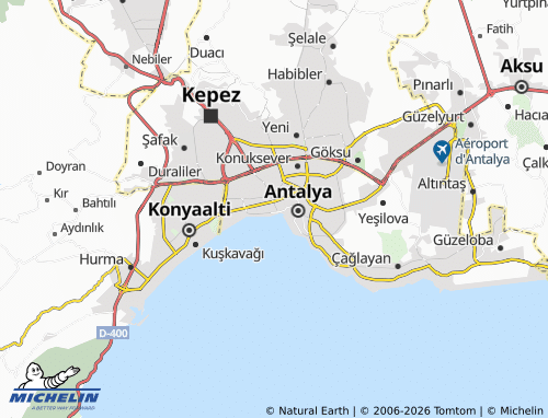 Mappa MICHELIN Deniz - ViaMichelin