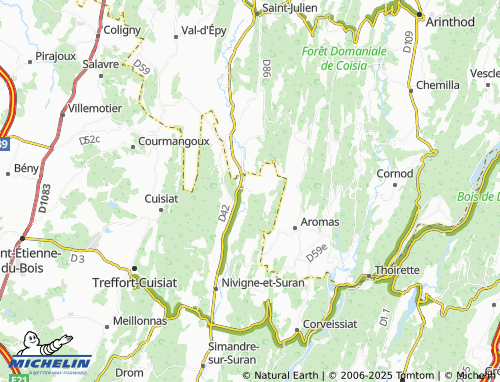 Carte MICHELIN Germagnat - ViaMichelin