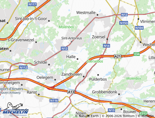 Mappa MICHELIN Halle - ViaMichelin