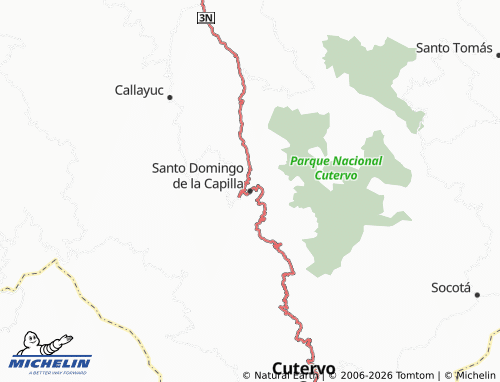 Mapa MICHELIN Santo Domingo de la Capilla - ViaMichelin