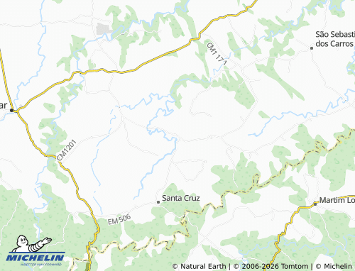 Mapa MICHELIN São Pedro de Sólis - ViaMichelin
