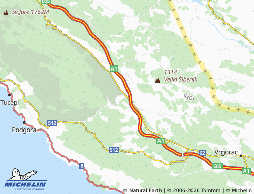 Mapa MICHELIN Kozica - ViaMichelin