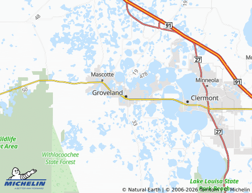 Carte MICHELIN Groveland - ViaMichelin