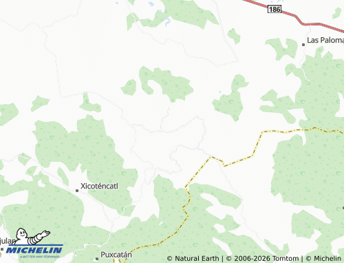 Carte MICHELIN Lomas Alegres Segunda Sección, Castaaal - ViaMichelin
