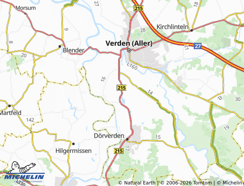 MICHELIN Stedebergen map - ViaMichelin