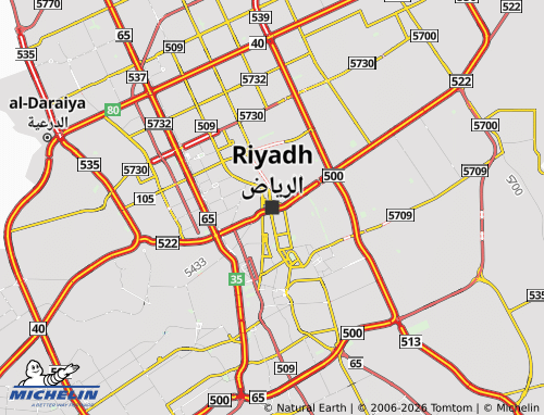 Carte MICHELIN Riyadh - ViaMichelin
