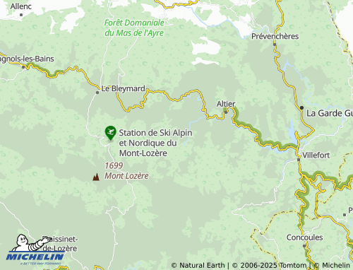 Carte MICHELIN Pralong - ViaMichelin