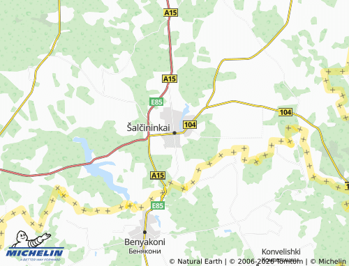Mappa MICHELIN Šalčininkai - ViaMichelin