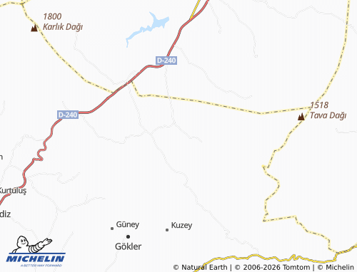 Mappa MICHELIN Samralar - ViaMichelin