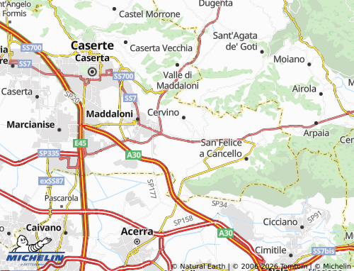 Kaart MICHELIN Montedecoro - ViaMichelin