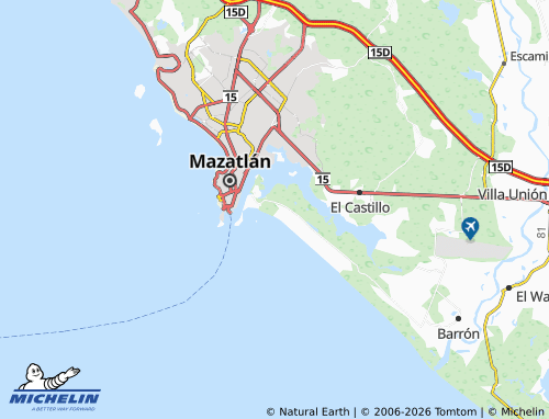 Mapa MICHELIN Isla Amatitlán Amanecer - ViaMichelin