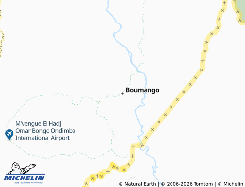 MICHELIN Boumango map - ViaMichelin