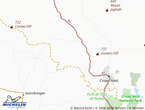 Carte MICHELIN Upper Pinelands - ViaMichelin
