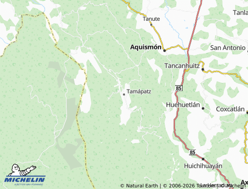 MICHELIN Tamápatz map - ViaMichelin