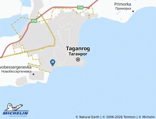 Carte MICHELIN Taganrog - ViaMichelin