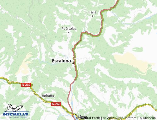 Kaart MICHELIN Laspuña - ViaMichelin