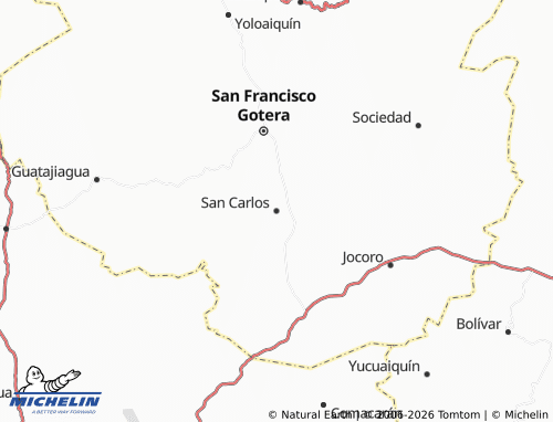 Mappa MICHELIN San Carlos - ViaMichelin