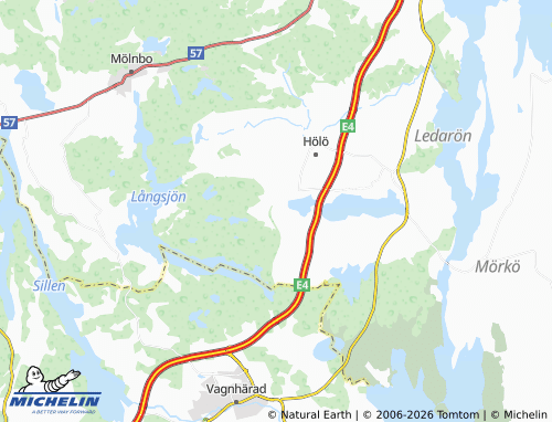 Mapa MICHELIN Norrvrå - ViaMichelin