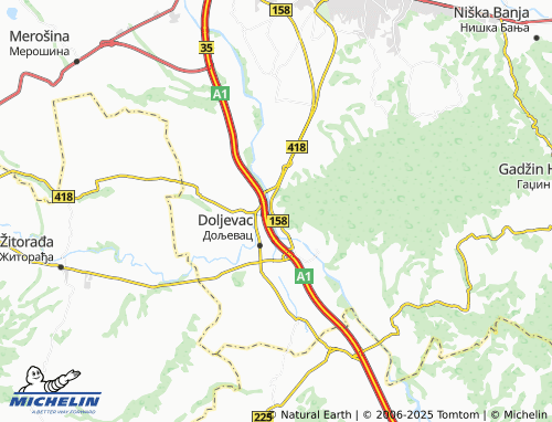 Mapa MICHELIN Klisura - ViaMichelin