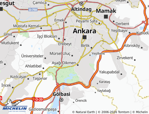 Mappa MICHELIN İlker - ViaMichelin