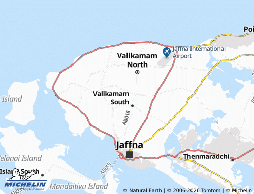 Mapa MICHELIN Uduvil North - ViaMichelin