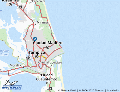Mappa MICHELIN Playa Miramar - ViaMichelin