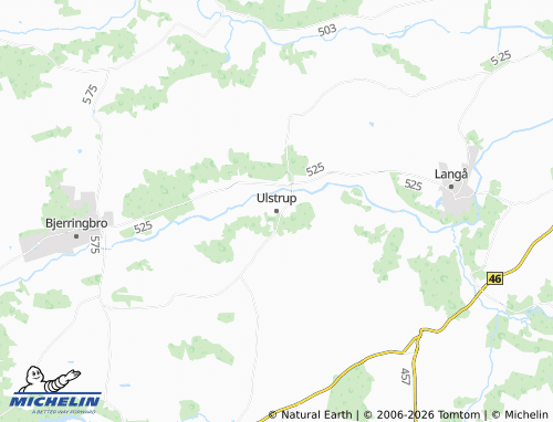 MICHELIN-Landkarte Ulstrup - ViaMichelin