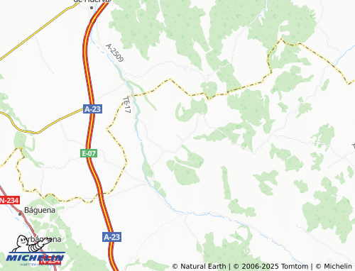 MICHELIN Lanzuela map - ViaMichelin