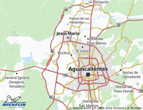 Mappa MICHELIN Pocitos - ViaMichelin