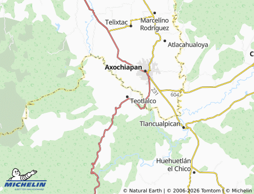 MICHELIN Teotlalco map - ViaMichelin