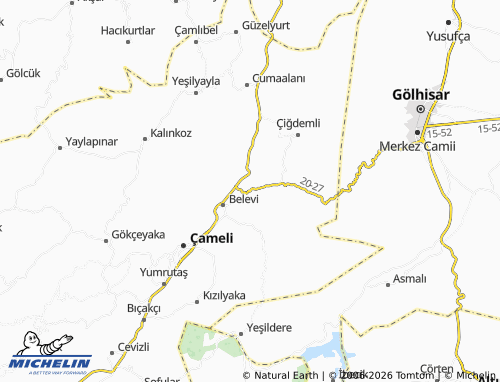Kaart MICHELIN İmamlar - ViaMichelin