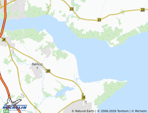 Mapa MICHELIN Mørkholt - ViaMichelin