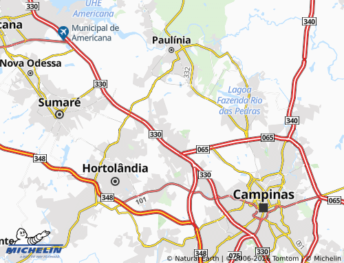 Mapa MICHELIN Parque Cidade Campinas - ViaMichelin