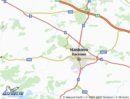 Mappa MICHELIN Vz Haskovo - ViaMichelin