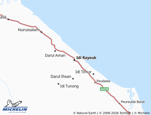 MICHELIN Gampong Baro map - ViaMichelin