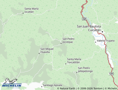 MICHELIN Santa Cruz map - ViaMichelin