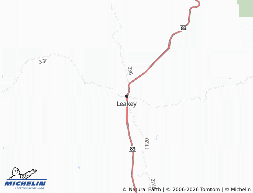 Mapa MICHELIN Leakey - ViaMichelin