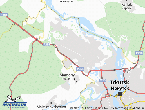 MICHELIN Novolenino map - ViaMichelin