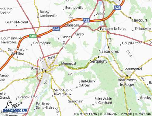 Kaart MICHELIN Saint-Léger-de-Rôtes - ViaMichelin
