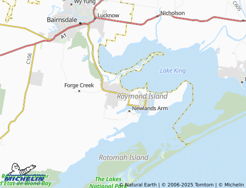 MICHELIN Eagle Point map - ViaMichelin