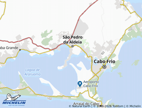 Mapa MICHELIN Porto da Aldeia - ViaMichelin