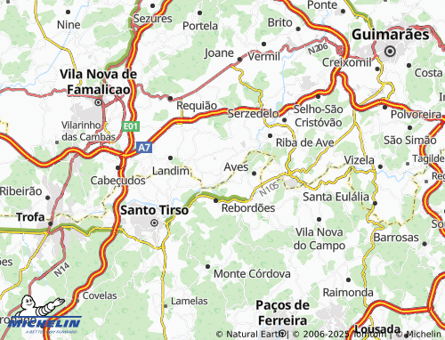 MICHELIN Bairro map - ViaMichelin