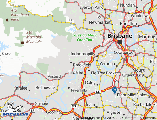 Mapa MICHELIN Kenmore Hills - ViaMichelin