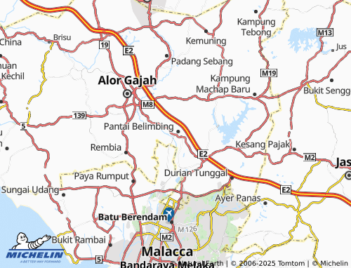 Mappa MICHELIN Parit Melana - ViaMichelin