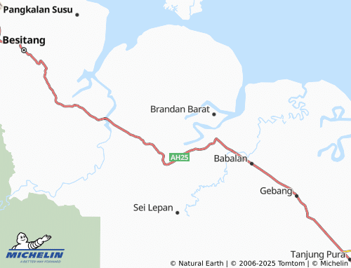 MICHELIN Lubuk Kasih map - ViaMichelin