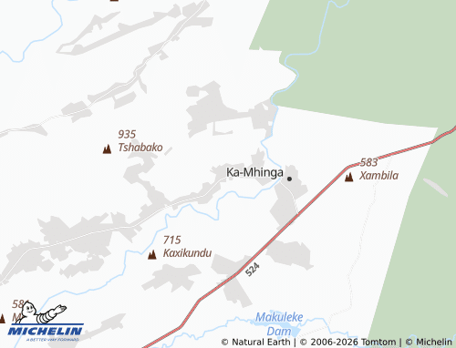MICHELIN Mahagala map - ViaMichelin