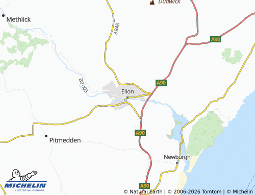 Carte MICHELIN Ellon - ViaMichelin